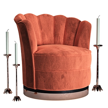 Rustic Mila: Vintage-inspired 3D Furniture 3D model image 1 