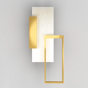 Bliss 40.6328 - Modern Brass Pendant Light 3D model image 1 