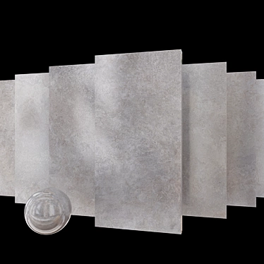 Museum Lava Fog Marble Set: Elegant & Multitextured 3D model image 1 