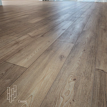 Rustic Oak Floor: La Manchia 3D model image 1 