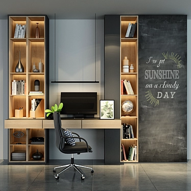 Elegant Storage Solution: Cabinet Furniture 3D model image 1 