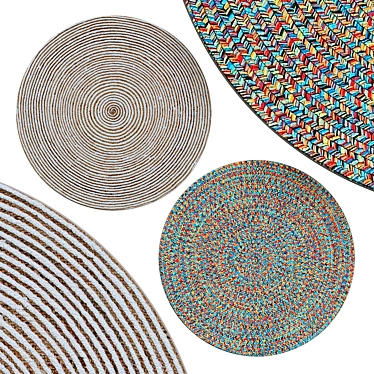Round rug | Vintage Collection 3D model image 1 
