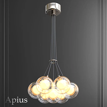 Modern Design Lamp: Apius 3D model image 1 
