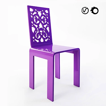 Acrila Grand Soir Chair 3D model image 1 