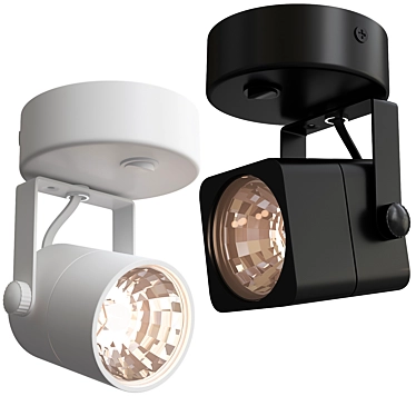 Arte Lamp Lente Set: Modern Wall and Ceiling Spotlights 3D model image 1 