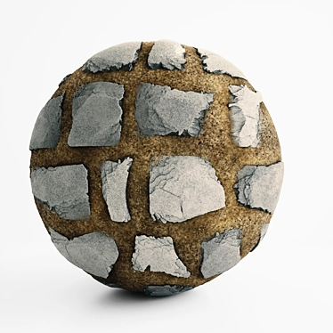 Rock PBR Ground & Wall Tiles 3D model image 1 