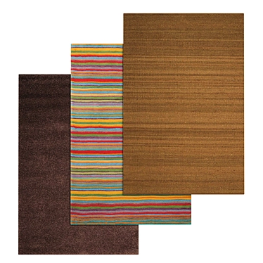 High-Quality Carpet Set with Multiple Variants 3D model image 1 