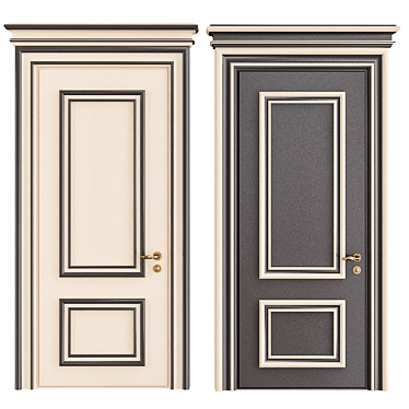 Modern Door Collection 3D model image 1 