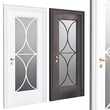 Sleek Modern Doors - No. 48 3D model image 1 