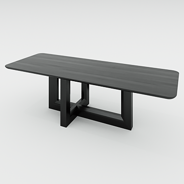 Soul Wood Dining Table SO-007 3D model image 1 