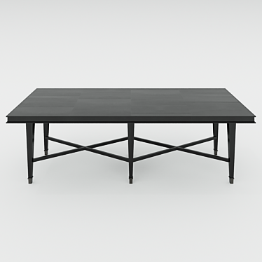 Soul Wood Dining Table: Stylish & Functional 3D model image 1 