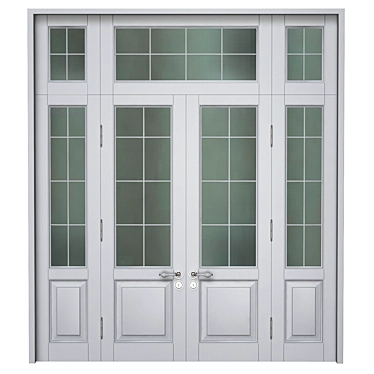 Modern Number 89 Interior Doors 3D model image 1 