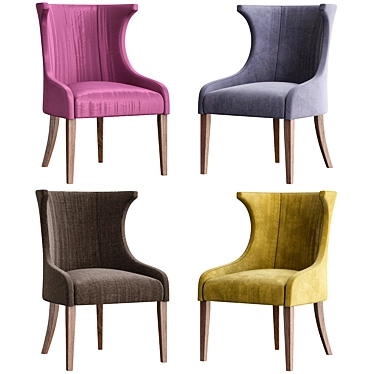 Elegant Eichholtz Elson Chair 3D model image 1 