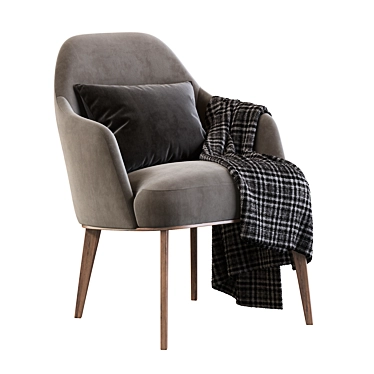 Elegant Poliform Jane Chair 3D model image 1 