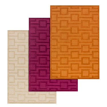 Luxury Carpet Set: Varying Textures 3D model image 1 