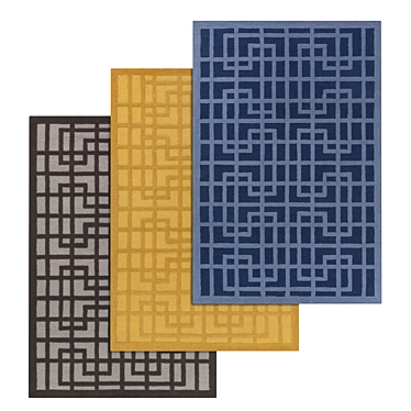Versatile High-Quality Carpets Set 3D model image 1 