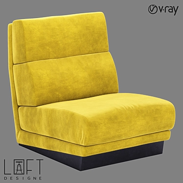 LoftDesign Armchair 32871 Model 3D model image 1 