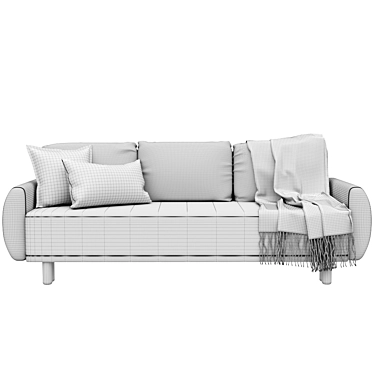 Refill Sofa Grunnarp - Upgrade Your Ikea Furniture 3D model image 1 