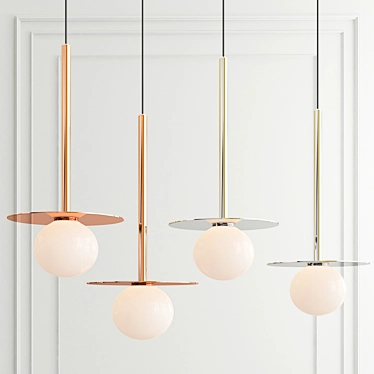 Sleek Pendant Light: TISLY 3D model image 1 