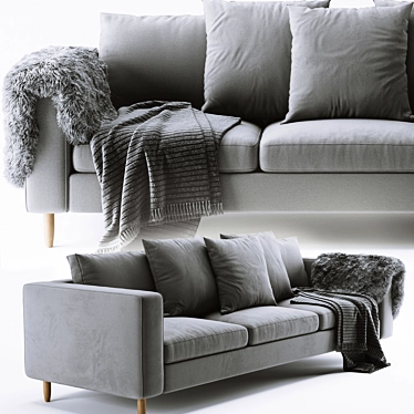 Scandinavian Style BoConcept Indivi Sofa 3D model image 1 