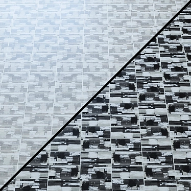 Stylish Stuyvesant Decoro Denim Tiles 3D model image 1 