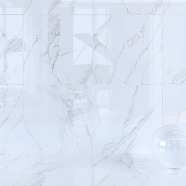 Torano Bianco Marble Wall Tiles 3D model image 1 