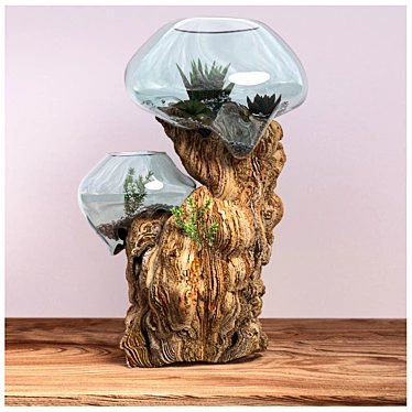 Elegant Aquatic Vase - Perfect for Interior Decoration 3D model image 1 