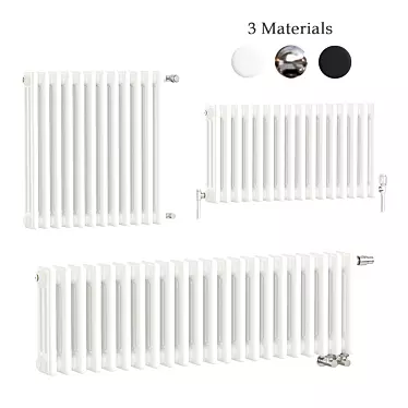 Elegant Zehnder Charleston Radiators 3D model image 1 