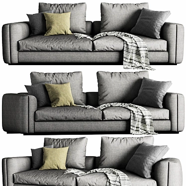 Flexform Asolo Sofa | Premium Design and Comfort 3D model image 1 