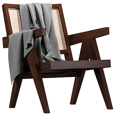 Elevate Your Space: Pierre Jeanneret Easy Chair 3D model image 1 