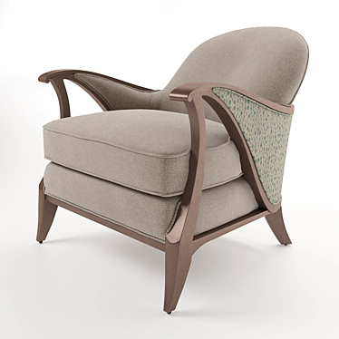 Caracole Curtsy Armchair 3D model image 1 