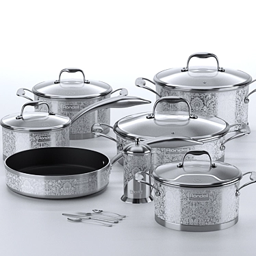 Rondell Ajour Cookware  Elegant and Stylish 3D model image 1 