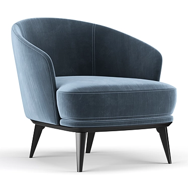 Elegant Amy Armchair 3D model image 1 