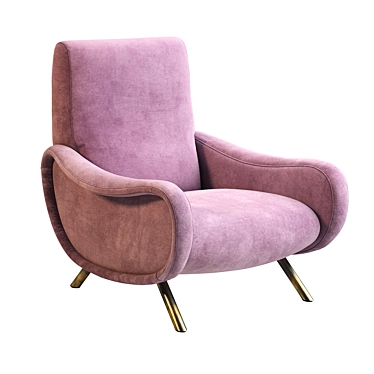 Title: Elegant Cassina Lady Chair 3D model image 1 