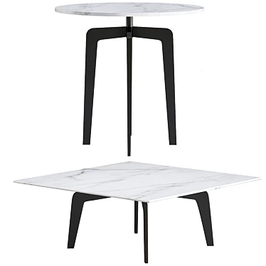 Modern Minimalist Deprimo Table 3D model image 1 