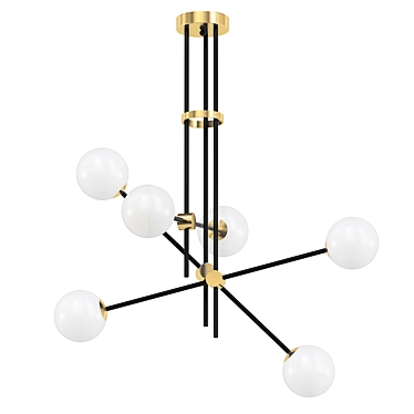 Elegant Glow Pendant Light 3D model image 1 