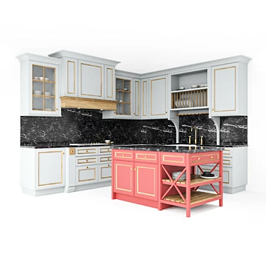 Classic Kitchen "Gretta" - Wood-finished Elegance. 

Gretta: Timeless Charm in Wood. 

G 3D model image 1 