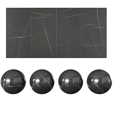 Sleek Dark Gray Touchscreen - 120*240 3D model image 1 