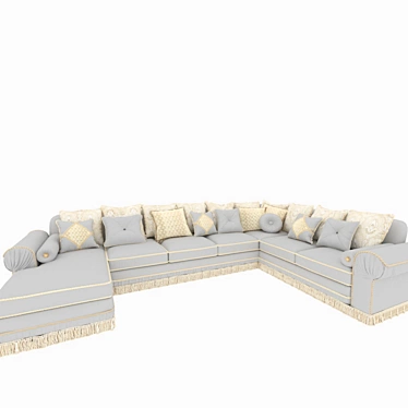 Classic Corner Sofa 3D model image 1 