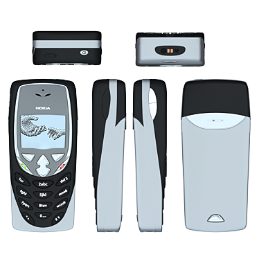 Vintage Nokia 8310i: Classic Design and High-Quality Performance 3D model image 1 