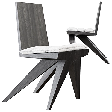 Kookudesign V-Dinner Chair 3D model image 1 