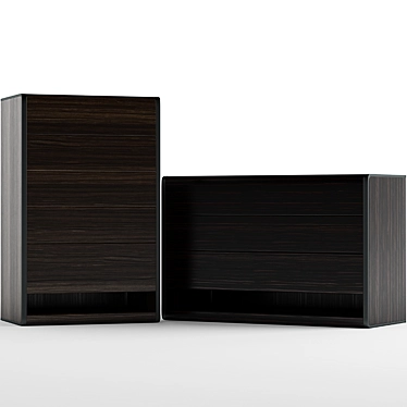 Elegant Arc Chest Drawers 3D model image 1 