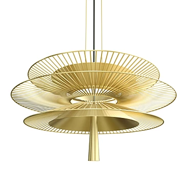 Floating Serenity Pendant Lamp 3D model image 1 