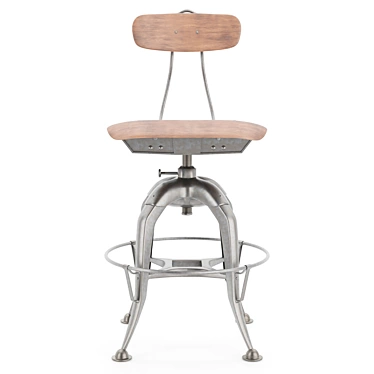 Vintage Mini Toledo Chair: Stylish Collectible Décor 3D model image 1 