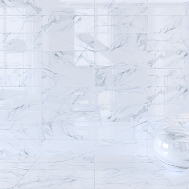 Museum Borghini Bianco Wall Tiles 3D model image 1 