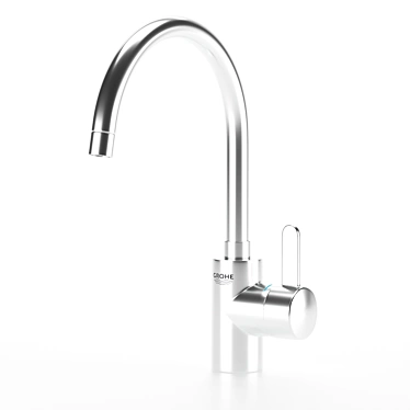 GROHE Eurosmart Chrome Kitchen Faucet 3D model image 1 