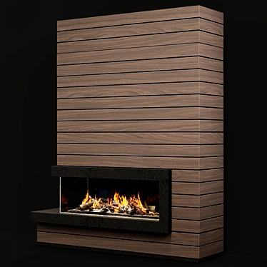 Title: Modern Fireplace Design 3D model image 1 