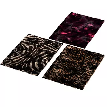 Exotic Animal Skin Rugs 3D model image 1 