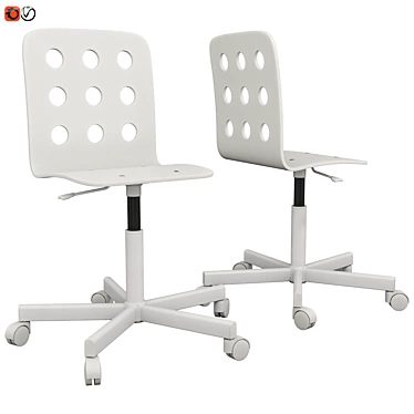 Title:
IKEA Kids Desk Chair YULES 3D model image 1 