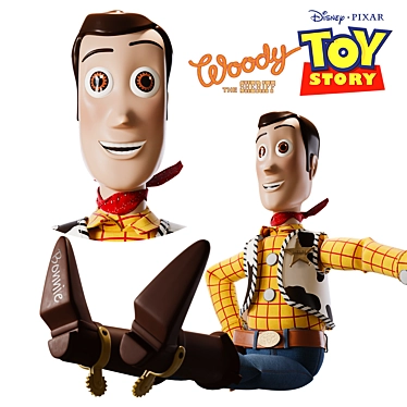 Authentic Woody Toy Story Replica 3D model image 1 